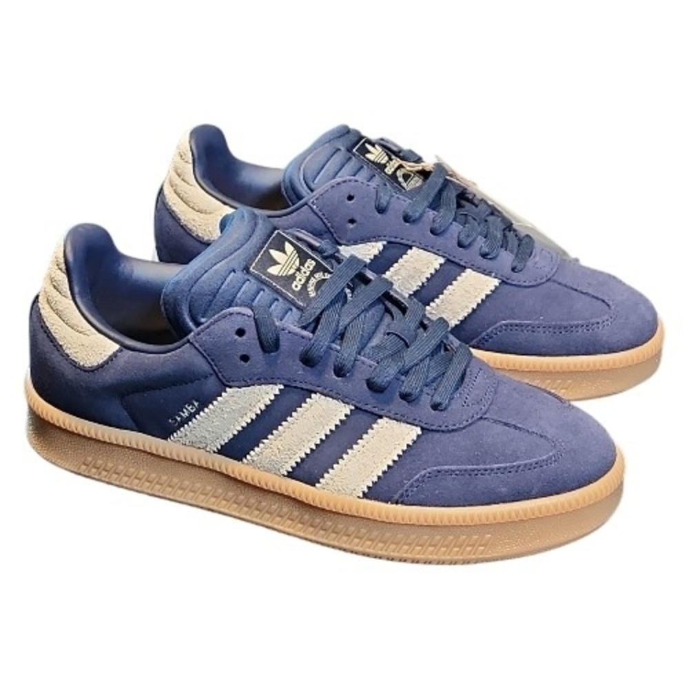 Adidas Samba XLG 10M Suede Navy Gum Low-Top Sneakers